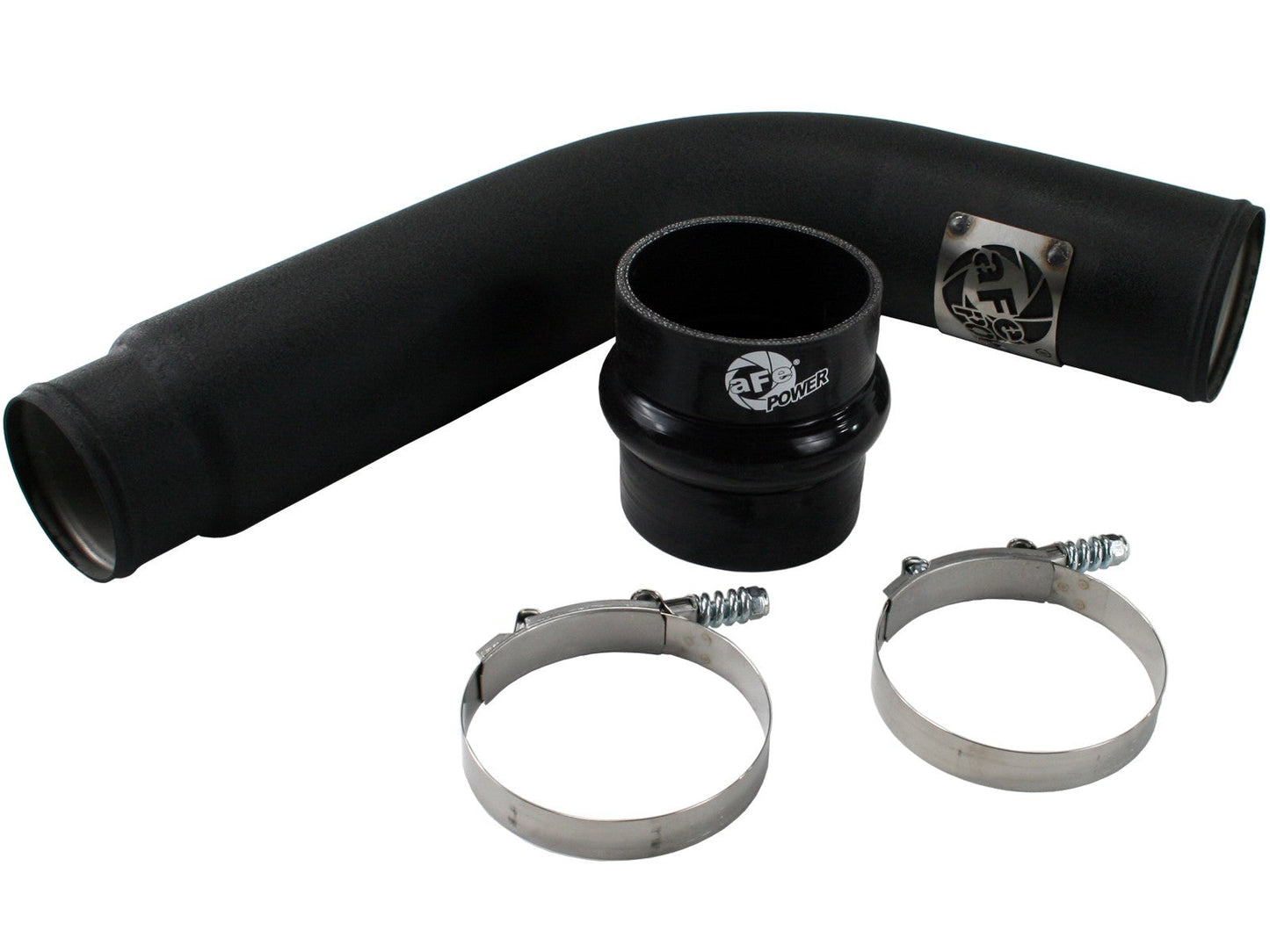 BladeRunner 3-1/2 IN Aluminum Cold Charge Pipe Black