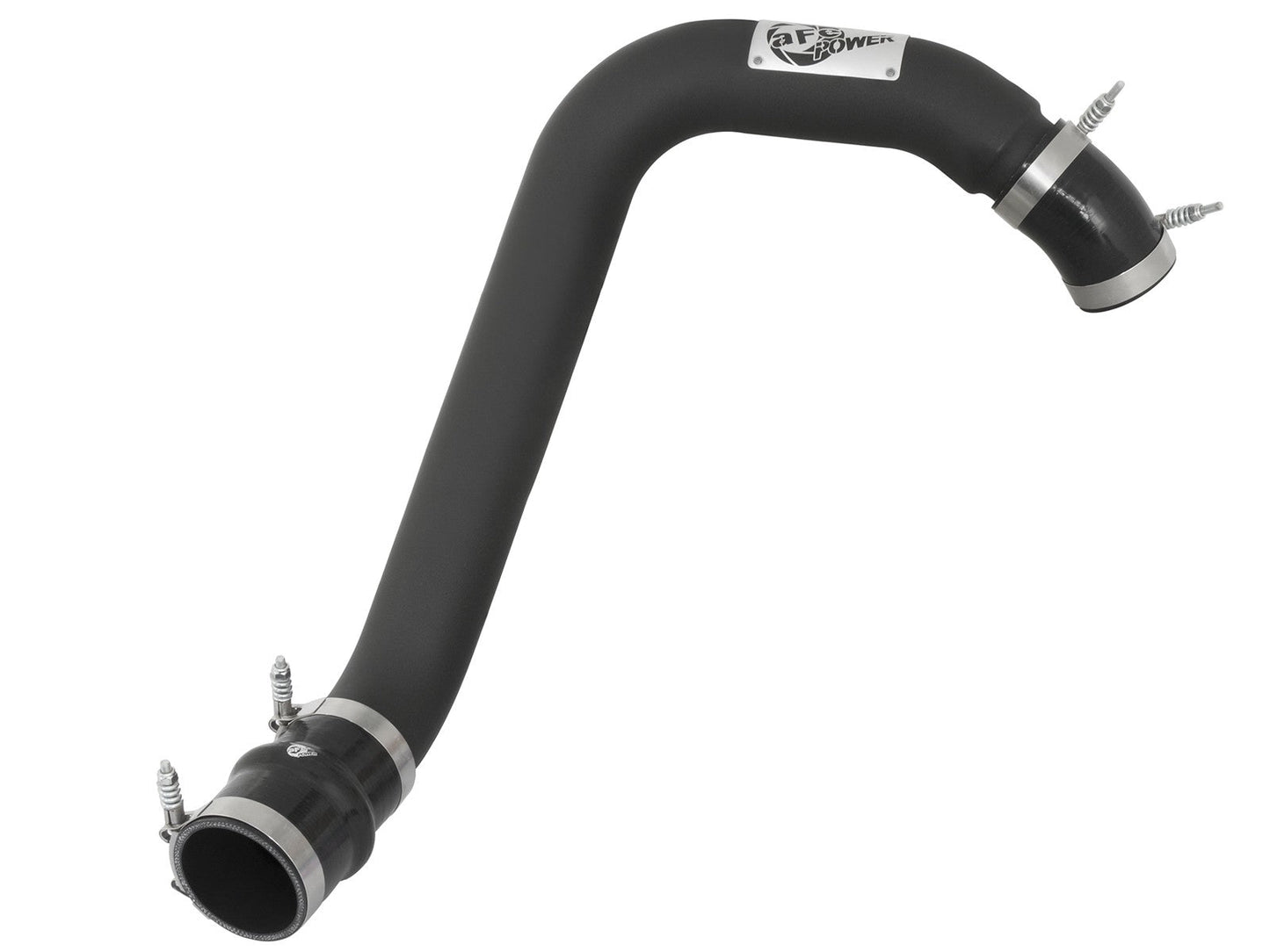 BladeRunner 3 IN Aluminum Hot Charge Pipe Black