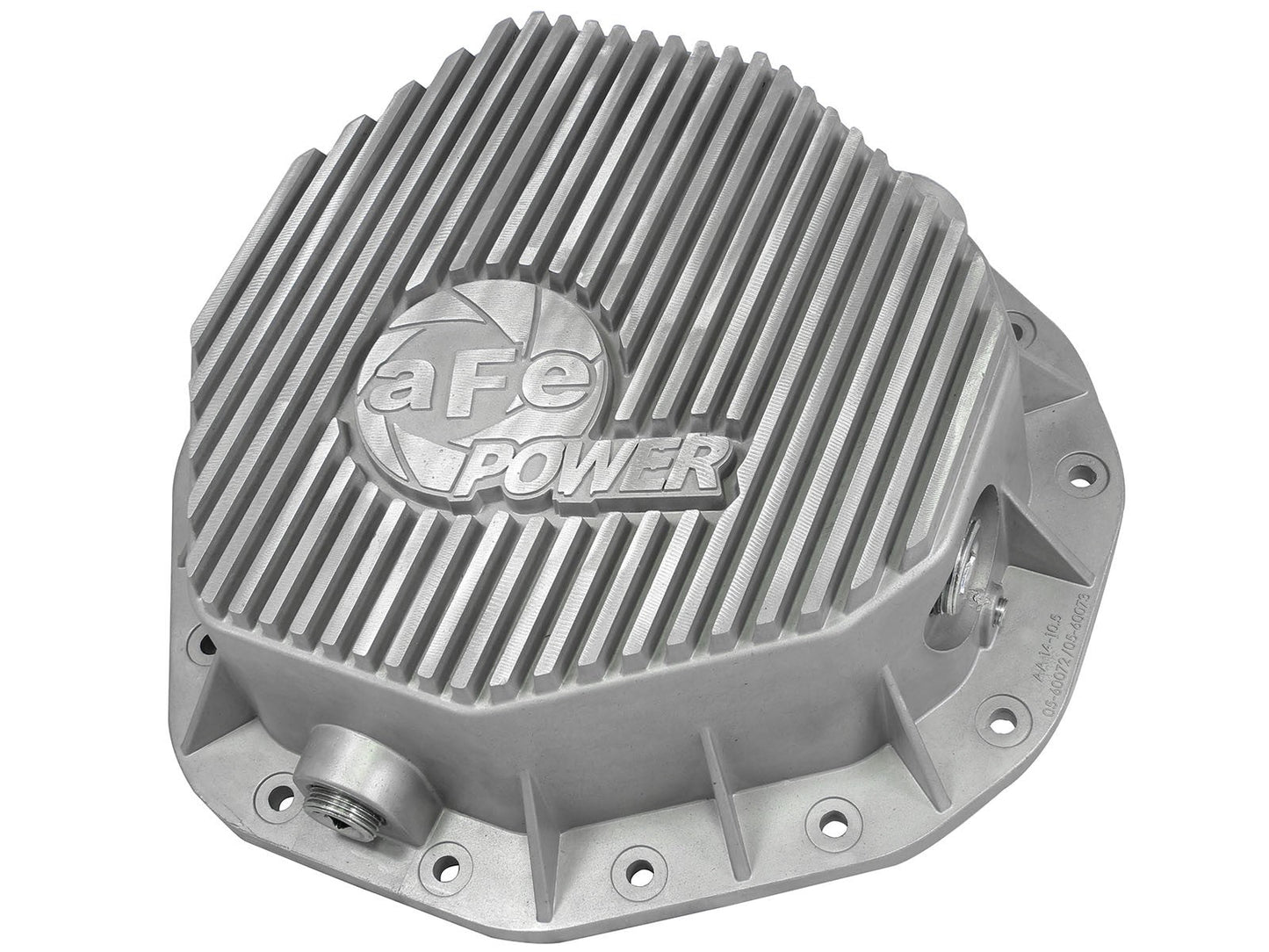 Rear Differential Cover, Raw Finish; Street Series