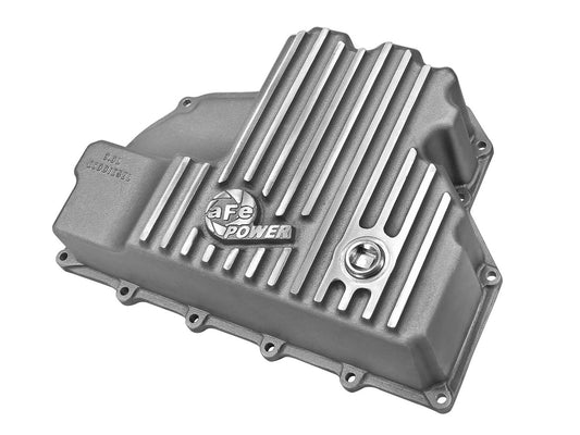 aFe POWER Street Series Engine Oil Pan Raw w/ Machined Fins