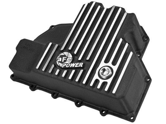 aFe POWER PRO Series Engine Oil Pan Black w/ Machined Fins