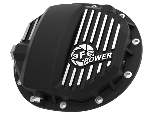 Pro Series Rear Differential Cover Black w/ Machined Fins