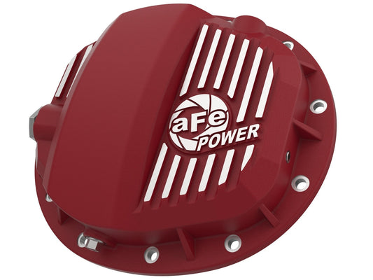 Pro Series Rear Differential Cover Red w/ Machined Fins