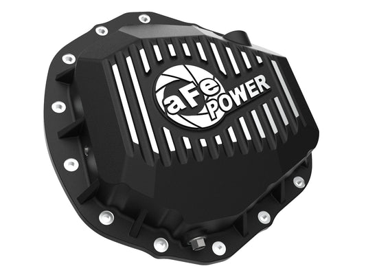 Pro Series Rear Differential Cover Black w/ Machined Fins & Gear Oil