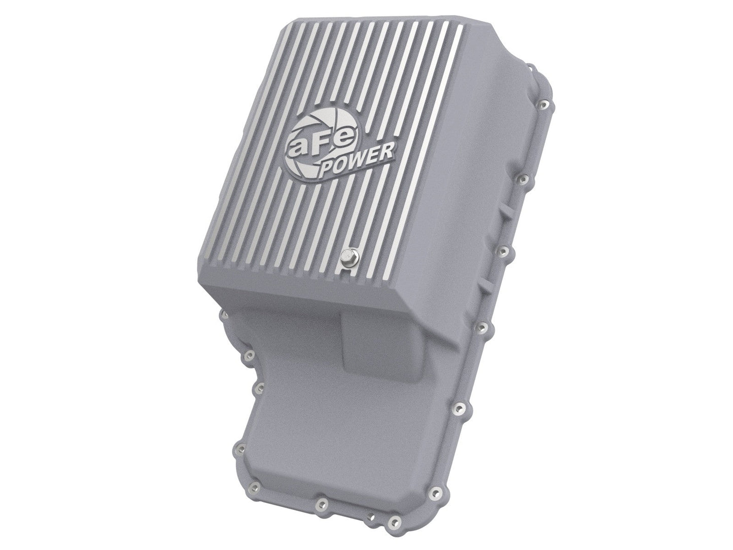aFe POWER Street Series Transmission Pan Raw w/ Machined Fins