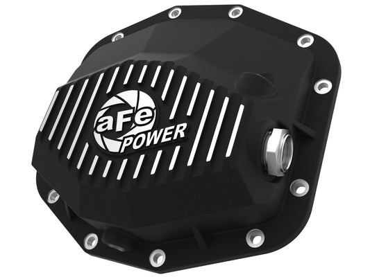 PRO Series Rear Differential Cover Black w/ Machined Fins