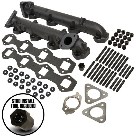 EXHAUST MANIFOLD KIT - FORD 6.7L POWER STROKE F250 / F350 PICK-UP 2011-2014 & F350 / F450 / F550 CAB & CHASSIS 2011-2016
