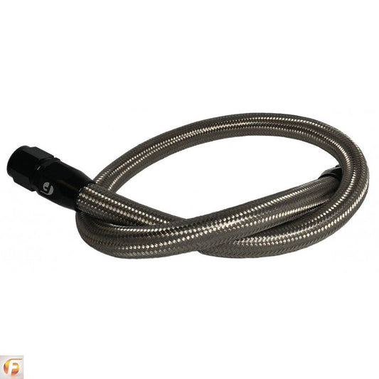 34.5 Inch Common Rail/VP44 Cummins Coolant Bypass Hose Stainless Steel Braided