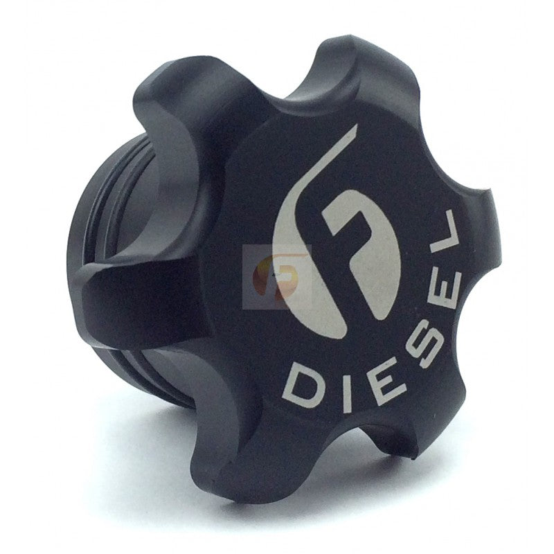Black Anodized Billet Fuel Cap For 13-18 Cummins