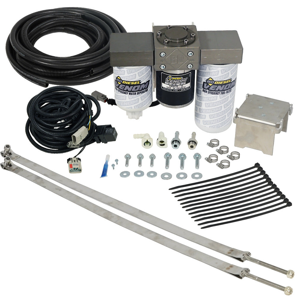 VENOM FUEL LIFT PUMP C/W FILTER & SEPARATOR DODGE 6.7L CUMMINS