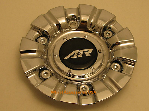 AR CAP AR639 CHROME COVERED  AR LOGO
