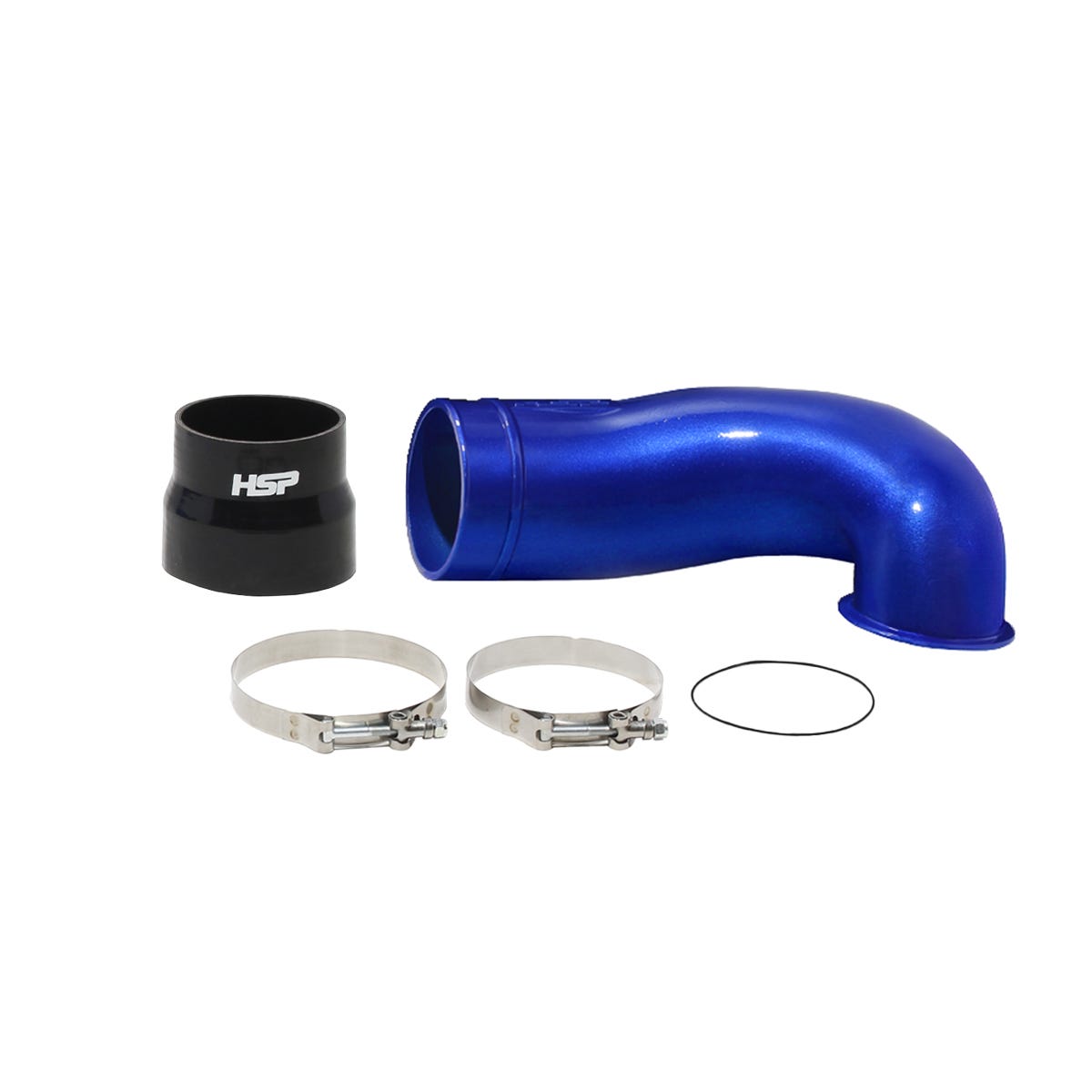 Max Flow Intake Mouthpiece For 04.5-10 Chevrolet And GMC LLY/LBZ/LMM Duramax With 4 Inch Aftermarket Intakes Illusion Blueberry HSP Diesel