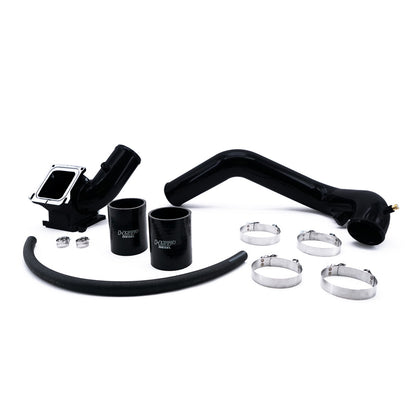 2006-2010 Chevrolet / GMC Max Flow Bridge and Cold Side Tube Behind Alt Silk Satin Black