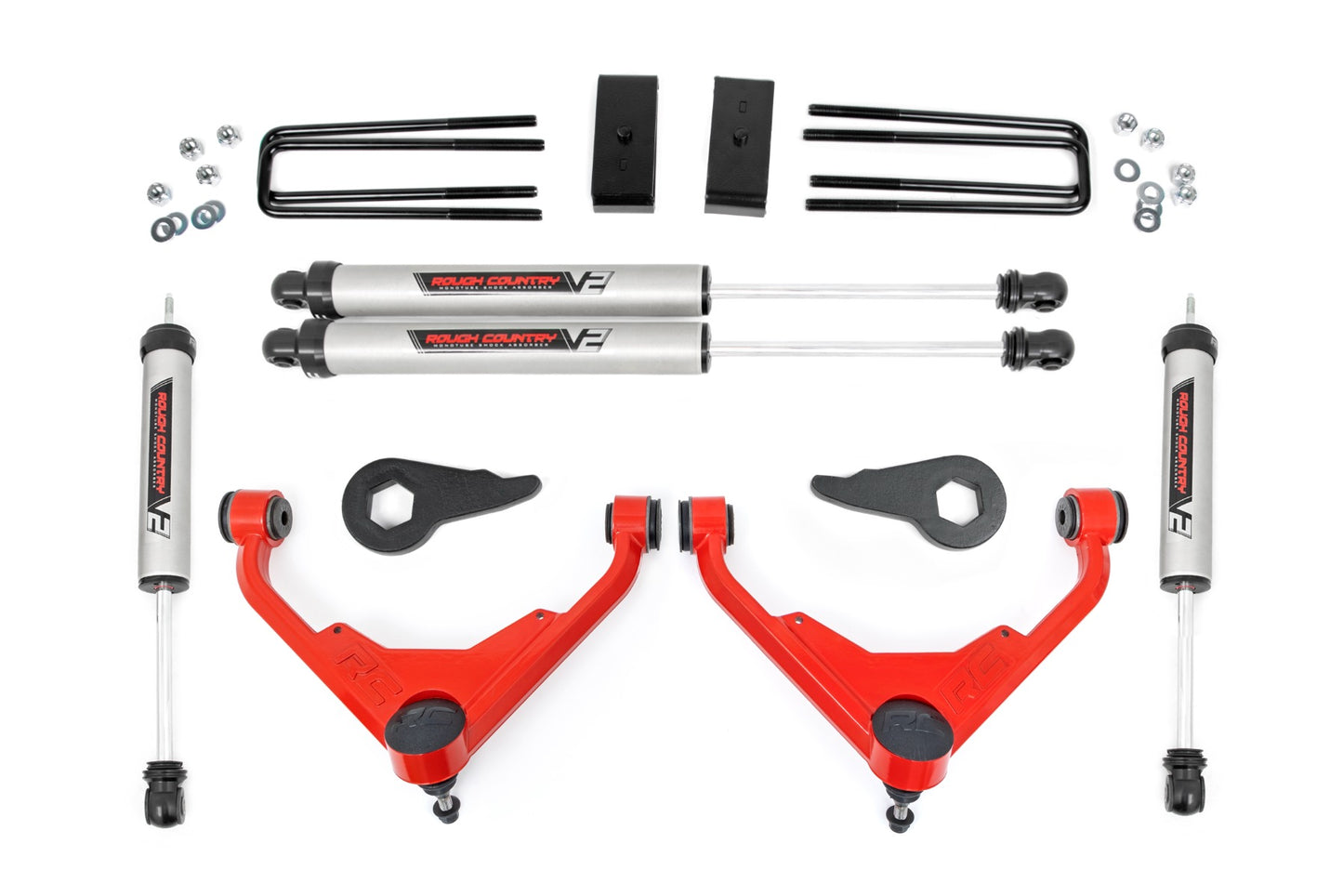 3 Inch Lift Kit | V2 | FK/FF | Chevy/GMC 2500HD/3500HD/Suburban 2500/Yukon XL 2500 (01-10)