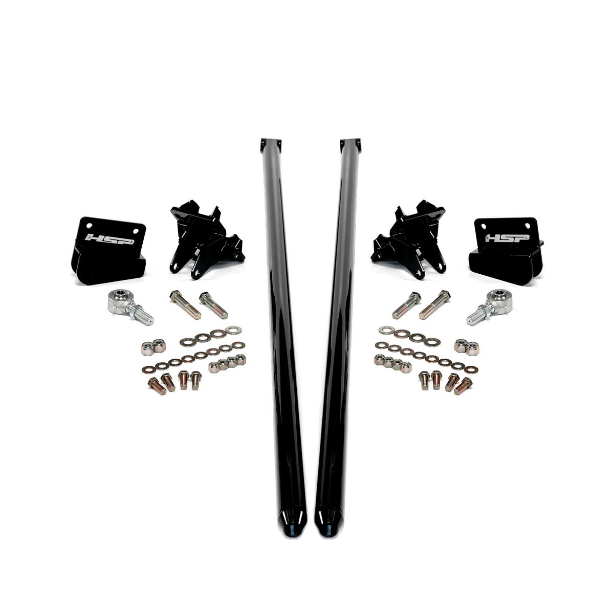 2001-2010 Chevrolet / GMC 58 inch Bolt On Traction Bars 3.5 inch Axle Diameter Ink Black