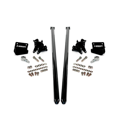 2001-2010 Chevrolet / GMC 58 inch Bolt On Traction Bars 3.5 inch Axle Diameter Ink Black