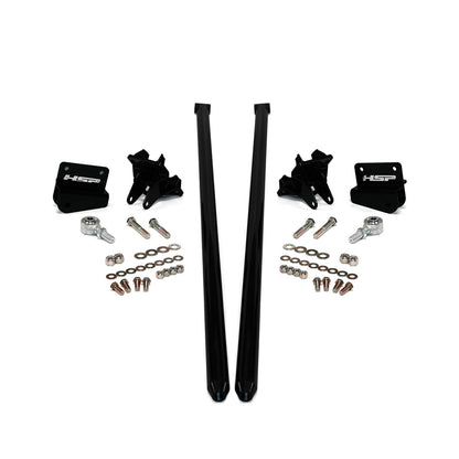 2001-2010 Chevrolet / GMC 58 inch Bolt On Traction Bars 3.5 inch Axle Diameter Silk Satin Black