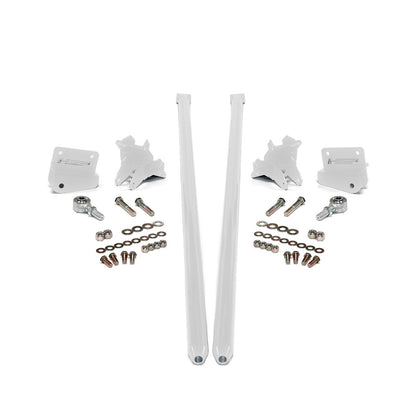 2001-2010 Chevrolet / GMC 58 inch Bolt On Traction Bars 3.5 inch Axle Diameter Polar White