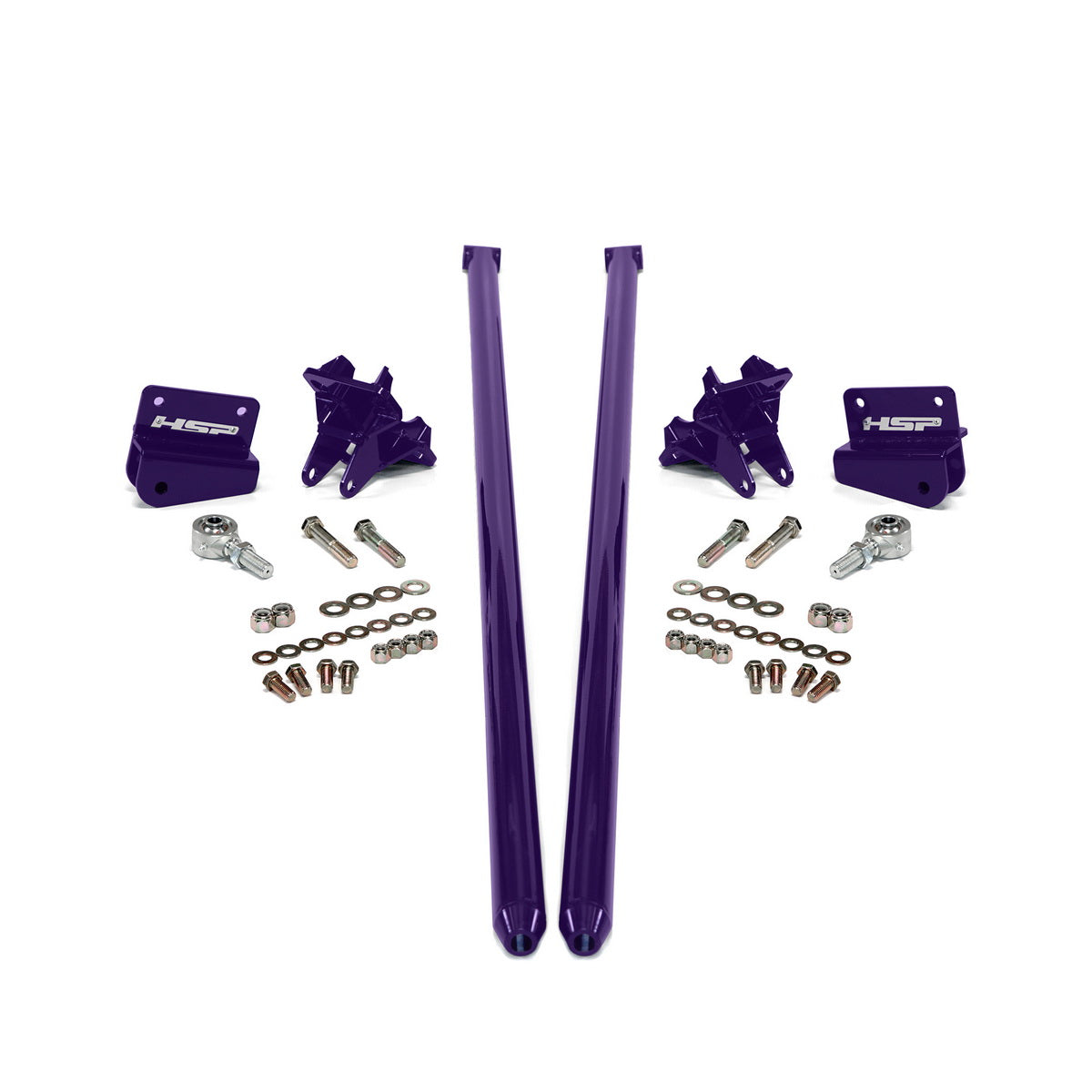 2001-2010 Chevrolet / GMC 70 inch Bolt On Traction Bars 3.5 inch Axle Diameter Illusion Purple