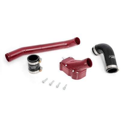 Billet Thermostat Housing Kit W/Coolant Return for 01-05 Chevrolet/GMC Duramax LB7/LLY Illusion Cherry HSP Diesel