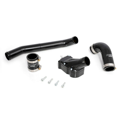 Billet Thermostat Housing Kit W/Coolant Return for 01-05 Chevrolet/GMC Duramax LB7/LLY Ink Black HSP Diesel