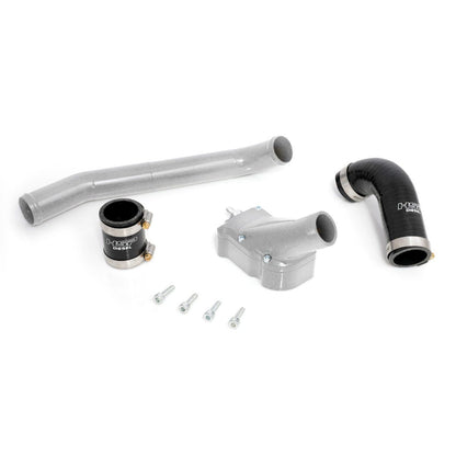 Billet Thermostat Housing Kit W/Coolant Return for 01-05 Chevrolet/GMC Duramax LB7/LLY Raw HSP Diesel