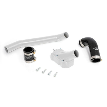 Billet Thermostat Housing Kit W/Coolant Return for 06-10 Chevrolet/GMC Duramax LBZ/LMM Polar White HSP Diesel