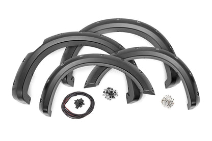 Pocket Fender Flares | Crew | QAK Glacier White | W/O Emblem | Nissan Titan (17-24)