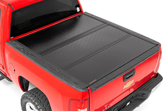 Hard Low Profile Bed Cover | 5'9" Bed | Rail Caps | Chevy/GMC 1500 (07-13)