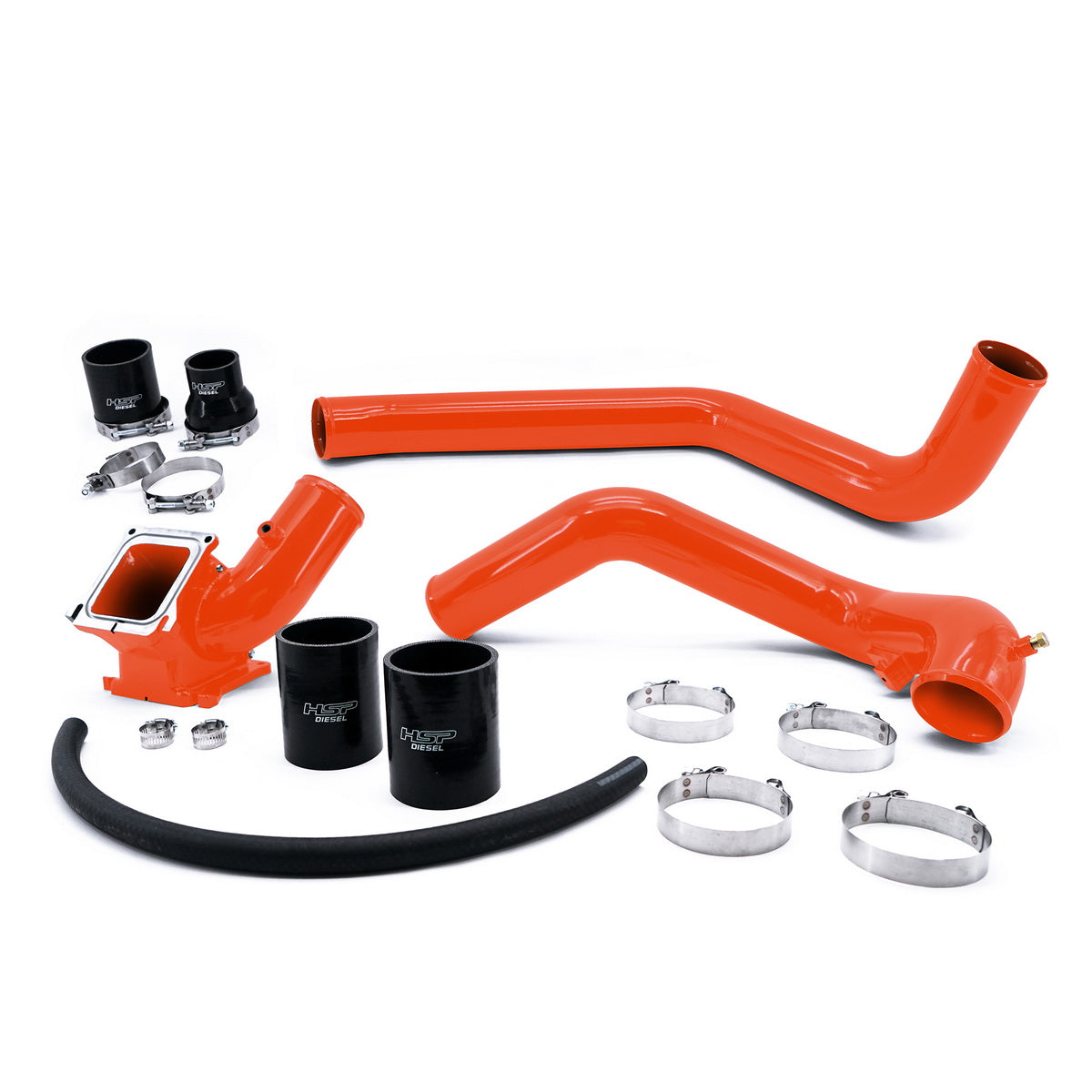 2006-2010 Chevrolet / GMC Intercooler Charge Pipe Bundle M&M Orange