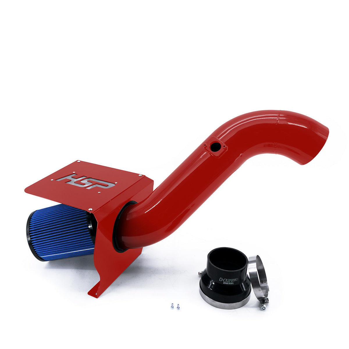 2001-2004 Chevrolet / GMC Cold Air Intake Flag Red