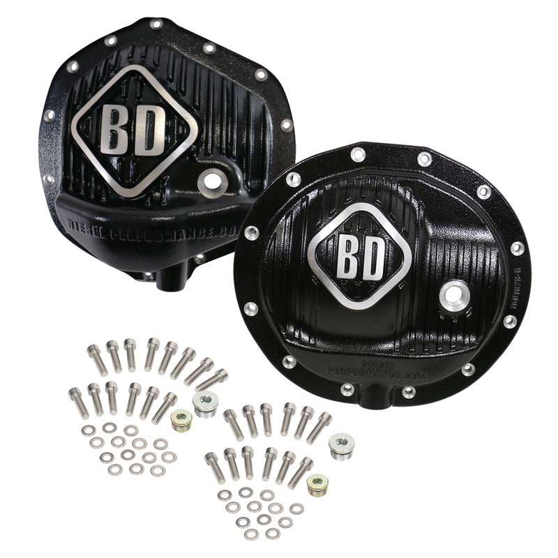 Dodge Differential Cover Pack Front AA 12-9.25 and Rear AA 14-11.5 RAM 2500 2014-2018 / RAM 3500 2013-2018 BD Diesel