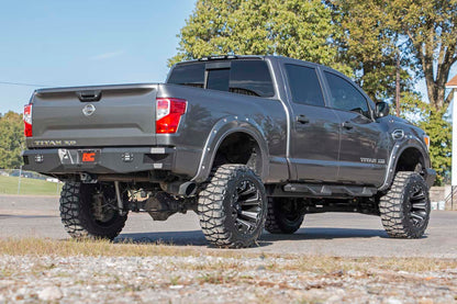Nissan Heavy-Duty Rear LED Bumper 16-20 Titan XD Rough Country