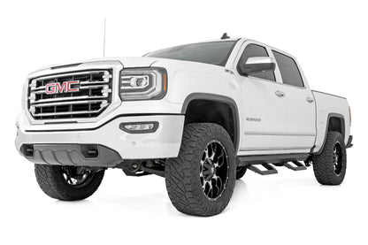SR2 Adjustable Aluminum Steps Crew Cab 07-18 Chevy/GMC 1500/2500HD/3500HD Rough Country