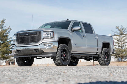 3.5 Inch Suspension Lift Knuckle Kit w/Struts 7 V2 Monotube 14-18 Silverado/Sierra 1500 4WD Cast Steel Rough Country
