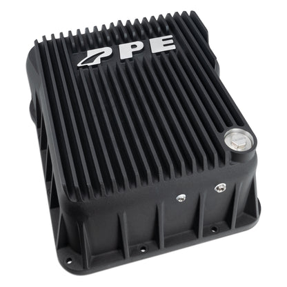 2001-2019 GM 6.6L DURAMAX W/ ALLISON 1000-2000-2400 SERIES TRANSMISSION HEAVY-DUTY DEEP ALUMINUM TRANSMISSION PAN Black