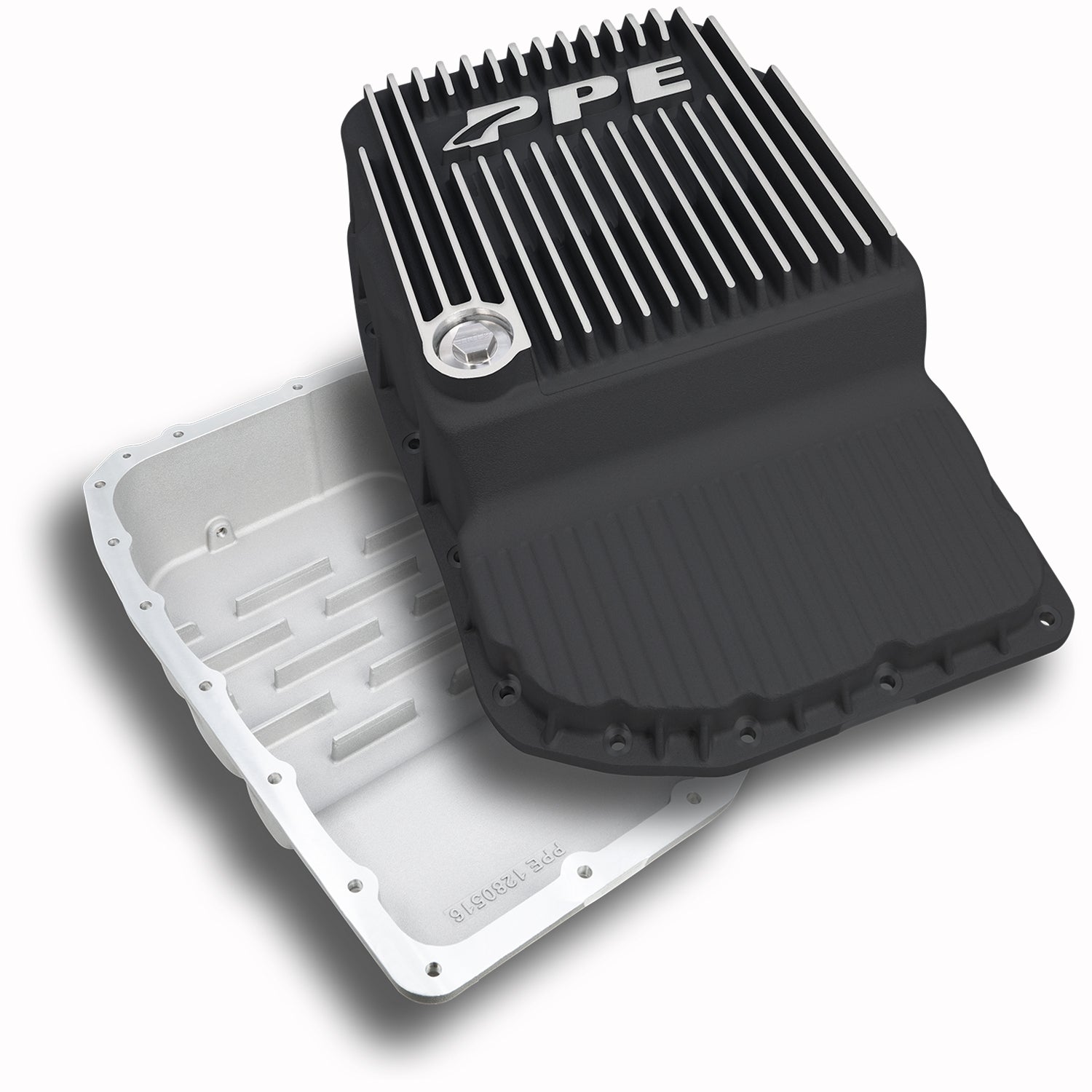 2007-2020 GM w/ 6L80 Heavy-Duty Cast Aluminum Transmission Pan Brushed