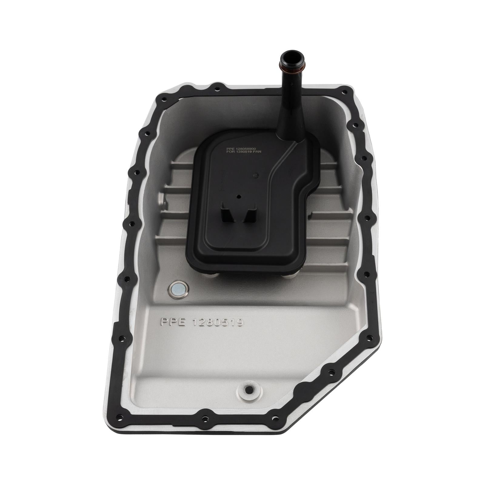 07-23 GM 6L90 Heavy-Duty Cast Aluminum Transmission Pan Black Pacific Performance Engineering