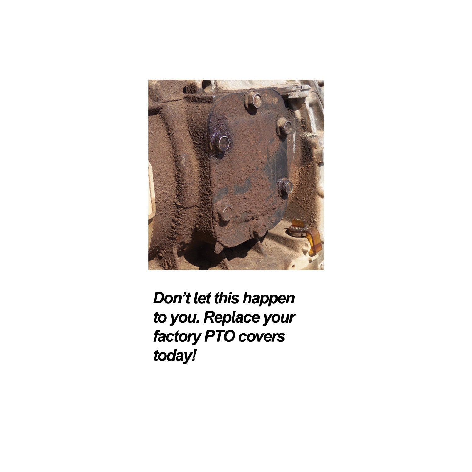 PTO Side Cover 1 Cvr 1 Gasket 6 Bolts Raw