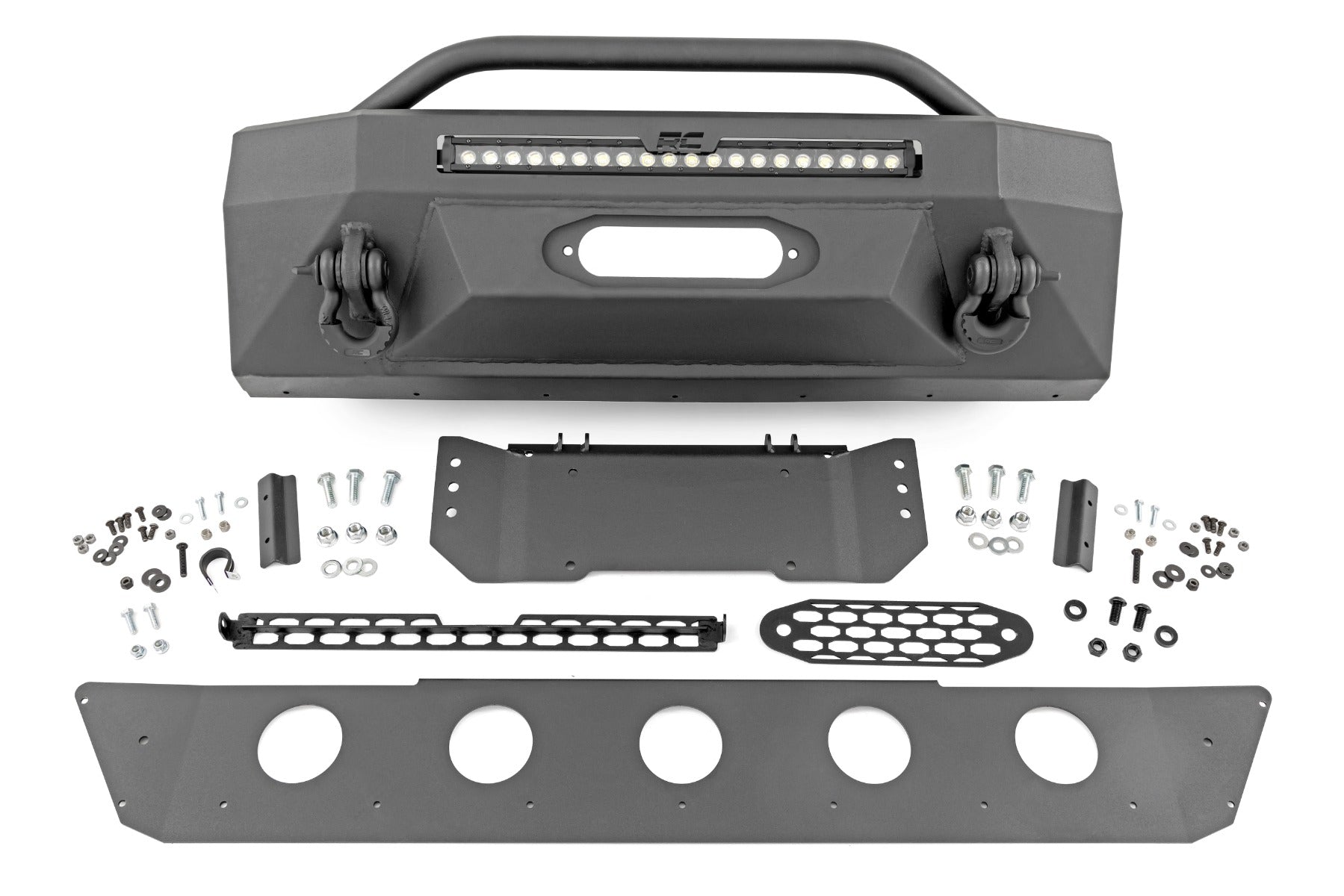 Front Bumper | Hybrid | 20" Blk LED | Toyota 4Runner 2WD/4WD (2014-2024)