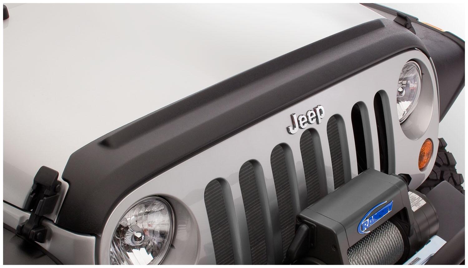 Black Trail Armor Hood And Tailgate Protector Set For 2007-2018 Jeep Wrangler JK Bushwacker
