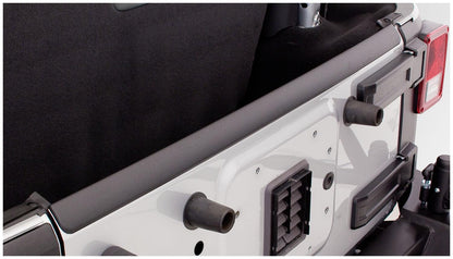 Black Trail Armor Hood And Tailgate Protector Set For 2007-2018 Jeep Wrangler JK Bushwacker