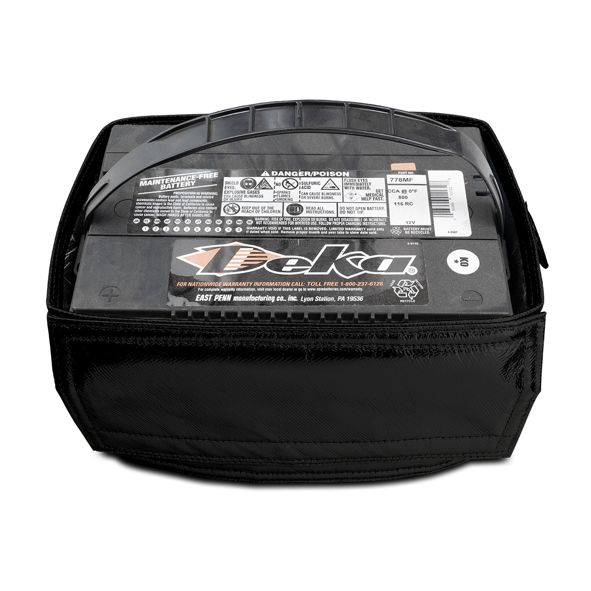 Heat Shield Battery Side Post Black