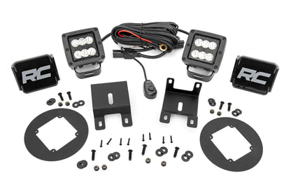 LED Light Kit | Fog Mount | 2" Black Pair | Spot | Subaru Outback (15-19)