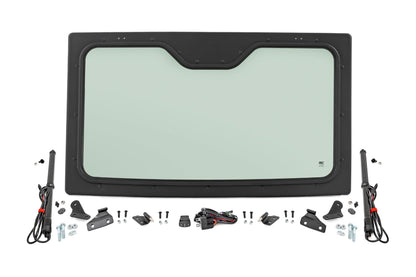 Electric Tilt Windshield | Glass | Formed Frame | Polaris Ranger XP 1000 