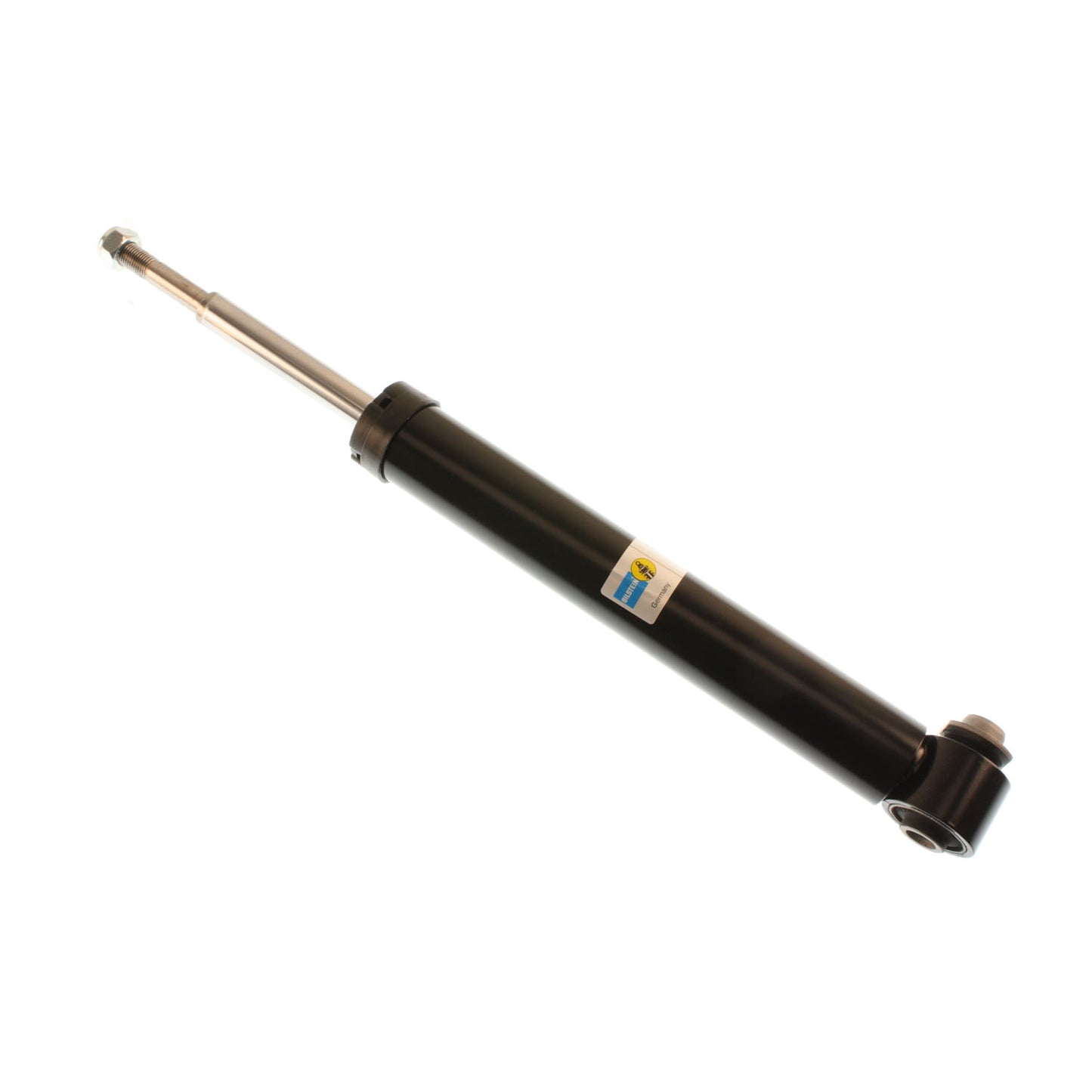 Suspension Shock Absorber Twintube Rear BMW 525i 2003-2001 528i 2000-1999 540i 2003-1999 Eye 15.4mm Stem Black Paint B4 OE Replacement Bilstein