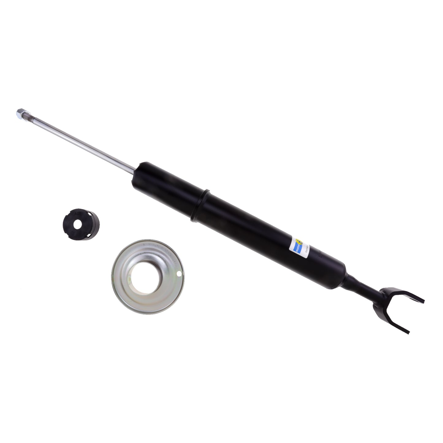 Suspension Shock Absorber Twintube Front Audi A6 2011-2006 A6 Quattro 2011-2005 Clevis Stem Black Paint B4 OE Replacement Bilstein