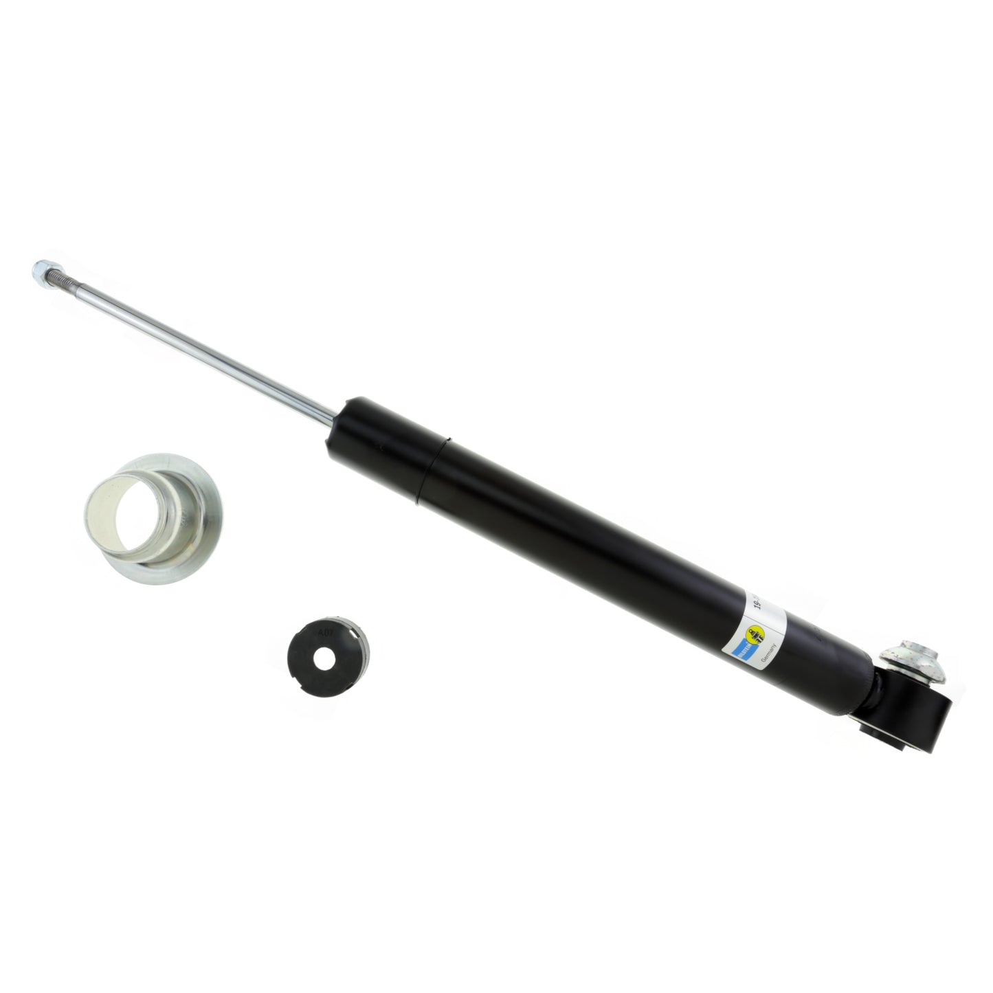 Suspension Shock Absorber Twintube Rear BMW 528i 2016-2011 Eye 17.5mm Stem Black Paint B4 OE Replacement Bilstein