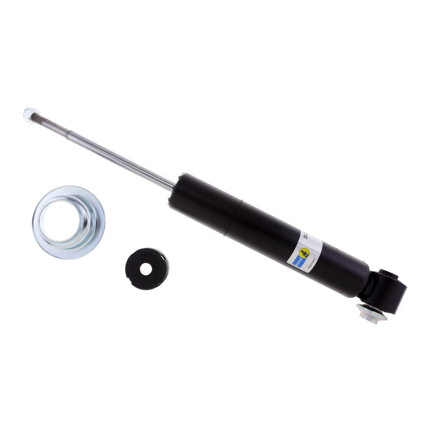 Suspension Shock Absorber Twintube Rear BMW 645Ci 2005-2004 650i 2010-2006 Eye 15.8mm Stem Black Paint B4 OE Replacement Bilstein