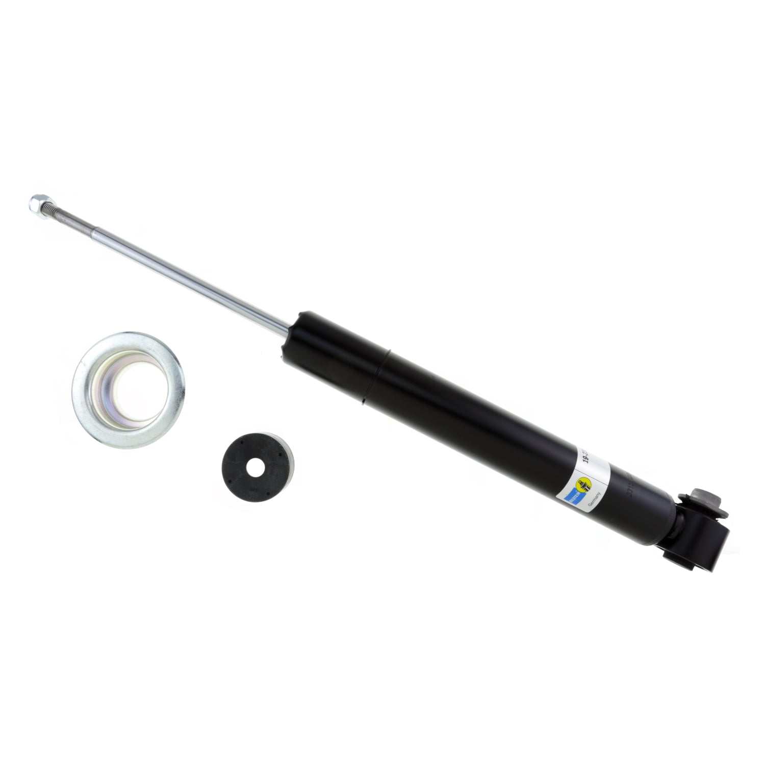 Suspension Shock Absorber Twintube Rear BMW 525xi 2007-2006 528i xDrive 2010-2009 528xi 2008 530xi 2007-2006 535i xDrive 2010-2009 535xi 2008 Eye 15.4mm Stem Black Paint B4 OE Replacement Bilstein